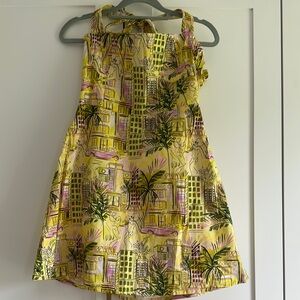 Tropical Print Dress